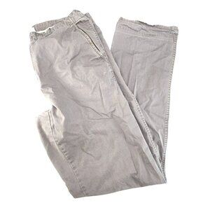 Calvin Klein Dylan Mens Casual Pants 32x34 Gray 100% Cotton Relaxed Fit Lightwei